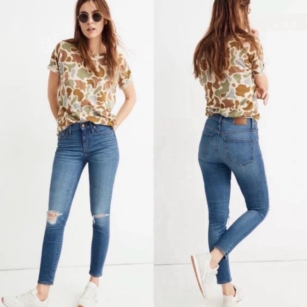 Madewell 9” high-rise skinny crop